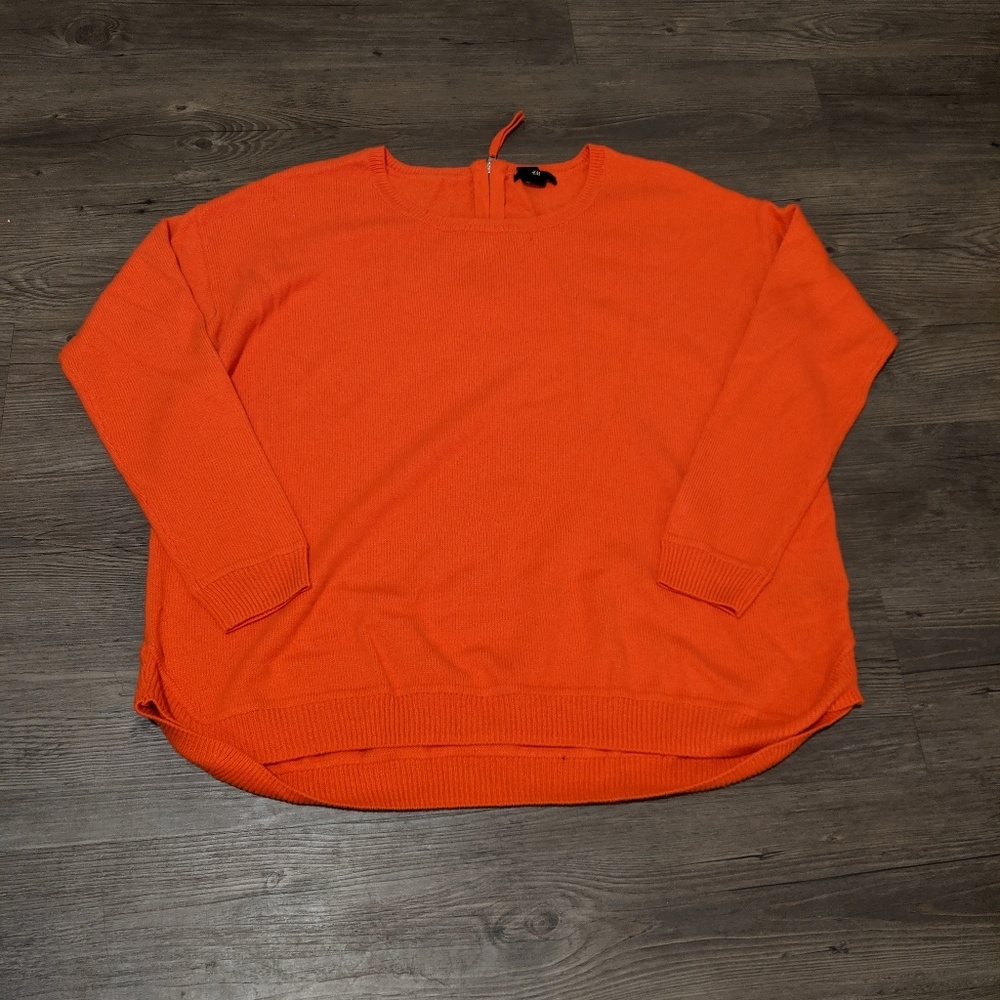 H&M | Orange Long Sleeve Sweater
